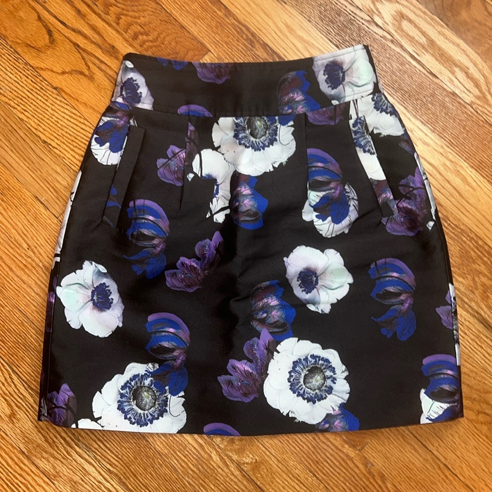 J.Crew A-line Floral Skirt